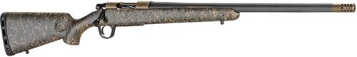 Christensen Arms Ridgeline Rifle 801-06028-00, 28 Nosler, 26", Green w/ Black/Tan Webbing, Burnt Bronze Cerakote