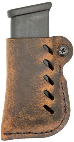 Versacarry Adjustable Double Stack Magazine Pouch, Distressed Brown (72102)