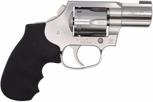 Colt King Cobra DAO Revolver KCOBRASB2BB, 357 Magnum, 2", Hogue Overmolded Grips, Stainless Steel Finish, 6 Rds