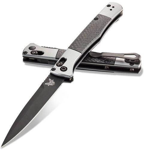 Benchmade Fact Automatic Folding Knife w/Black Spear Point Blade (4170BK)