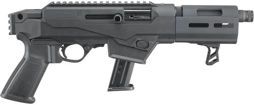 Ruger PC9 Charger Pistol 29101, 9mm, 6.5 in, Black, Black Anodized Finish, 10 Rd