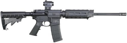 Smith & Wesson M&P15 Sport II w/Red Dot Semi-Auto Rifle 12939, 223 Remington-5.56 NATO, 16", Black Stock, Black Finish, 30 Rd