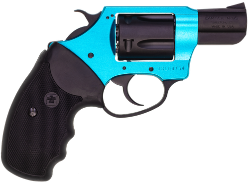 Charter Arms Undercover Lite Santa Fe Sky Revolver 53864, 38 Special, 2", Black Rubber Grip, Turquoise Finish, 5 Rd