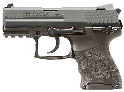 Heckler & Koch P30SK V3 Pistol 81001109, 9mm Luger, 3.27in, Black Finish, 15 Rds