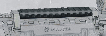 Manta TAC-WRAP Top Rail Guard 5.0", Flat Dark Earth (M1301)