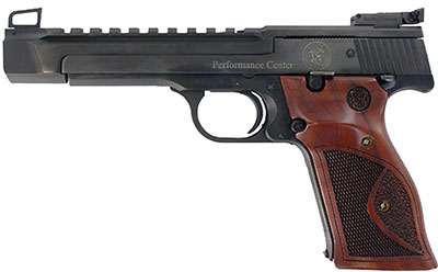 Smith & Wesson 41 Optics Ready Pistol 178031, 22 Long Rifle, 5.5 in, Wood Grip, Black Finish, 10 Rd