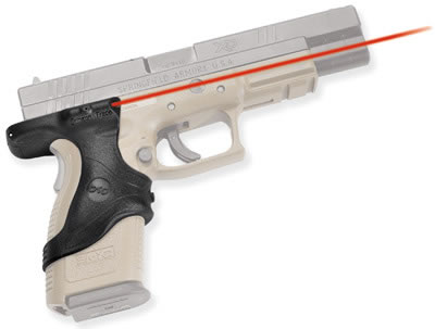 Crimson Trace LG-446 Front Activation Lasergrip For Springfield Armory XD Fullsize, Compact, and Sub-Compact in 9mm, .357 SIG, .40 S&W, and .45 GAP