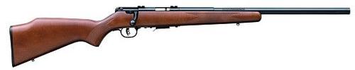Savage 93R17GV Rimfire Rifle 96701, 17 HMR, 21"Hvy BBL, Bolt Action, Walnut Stock, Blue Finish, Accutrigger, 5 Rds