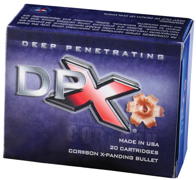 Corbon T-DPX Hunter Rifle Ammunition DPX300AAC110, 300 AAC Blackout, T-DPX, 110 GR, 2400 fps, 20 Rd/bx