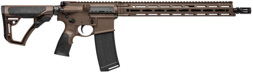 Daniel Defense DDM4 V7 Rifle 0212802338047, 223 Remington/5.56 NATO, 16", 6-Position Brown Stock, Brown Cerakote Finish, 30 Rds