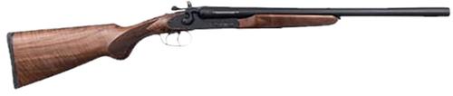Gforce Arms Break Open Shotgun GF12SXS20, 12 Gauge, 20", Fixed Walnut Stock