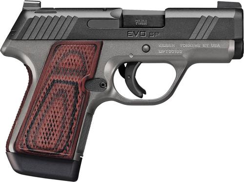 Kimber 3900011 EVO SP CDP Pistol, 9MM, 3.16 in, G10 Grip, Two Tone FNC Finish Frame/Slide, Tritium Night Sights