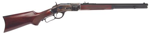 Cimarron 1873 Short Deluxe Lever Action Rifle CA206, 44 Special, 20", Case Hardened Finish, Walnut Fixed Stock, 10 Rds
