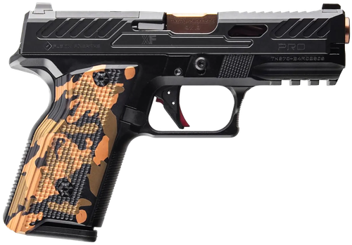 Fusion XF Pro Optic Ready Pistol XF9BR, 9mm Luger, 4in, Interchangeable Panels, Bronze Finish, 15 Rds