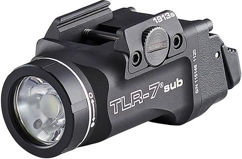 Streamlight 69400 TLR-7 Sub-Compact Weapon Mounted Tactical Flashlight, Fits Glock 43X/48