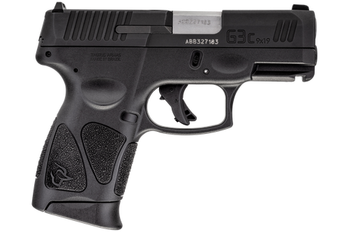 Taurus G3C Compact Pistol 1G3C9312X12, 9mm, 3.26", Black Polymer Grips, Black Tenifer Slide, 12 Rds