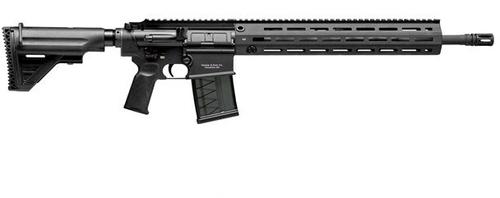 Heckler & Koch MR762 A1 Semi-Auto Rifle 81000586, 7.62mmX51mm, 16.5 in, Adjustable Buttstock, Black Finish