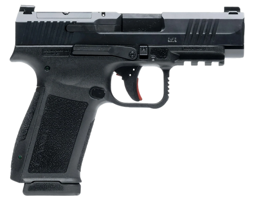 Century Mete MC9LS Pistol HG7885N, 9mm Luger, 3.64in, Interchangeable Backstrap Grips, Black Finish, 10 Rds