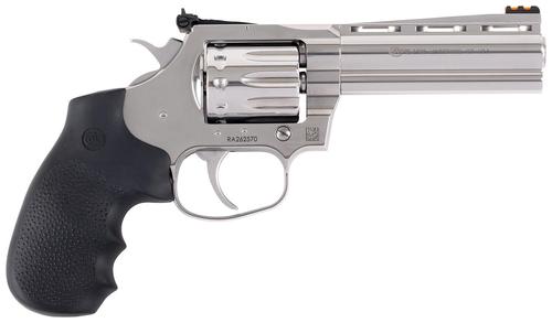 Colt King Cobra Target Revolver KCOBRA22SP4RFO, 22 LR, 4.25", Black Hogue Grips, Stainless Finish, 10 Rds