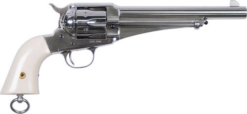 Uberti Frank 1875 Single Action Army Outlaw Revolver 356713, 45 Colt, 7.5", Synth. Ivory Grip, Nickel Finish, 6 Rds