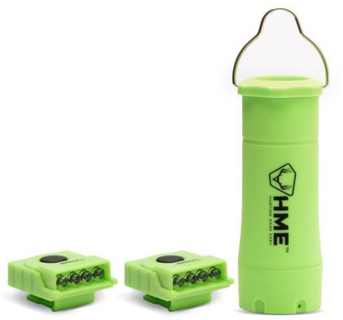 Walker HME Apollo 120 Lumen Lanter/Flashlight w/Two hat Clip Lights (HMELF200G2HC)
