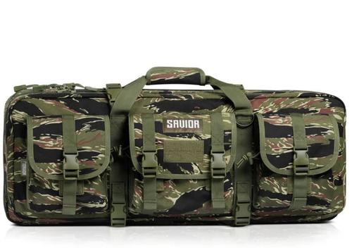 Savior Equipment American Classic Shorty Double Rifle Case, 28", Tiger Stripe (RB-2812DG-V1-TIGR)