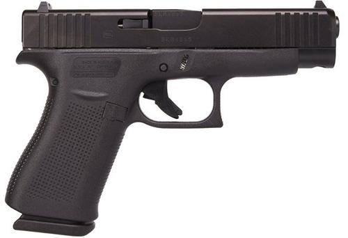 Glock 48 Pistol PA4850201, 9mm, 4.01", Black Synthetic Grips, Black Finish, 10 Rds