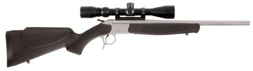 CVA Scout Takedown Compact w/Scope Break Open Rifle CR4816SSC, 243 Winchester, 20", Black Synthetic Stock, Stainless Steel Finish, 1 Rds