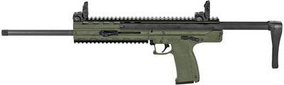 Kel-Tec Carbine CMR30GRN, 22 WMR, 16.1 in, Adjustable Stock, OD Green Finish, 30 Rd