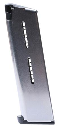 Wilson Combat 1911 45 ACP 7 Round Stainless Steel Magazine w/Lo-Profile Steel Base Pad (47CHV)