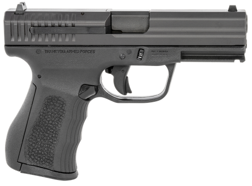 FMK 9C1 G2 Pistol G9C1G2BSS, 9mm Luger, 4in, Black Backstrap Grips, Black Finish, 14 Rds