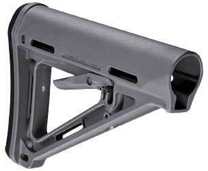Magpul MOE Mil-Spec Stock For AR Rifles, Stealth Gray (MAG400-GRY)