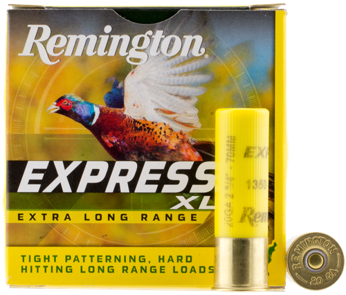 Remington Express XLR Shotshells NEHV2075, 20 Gauge, 2-3/4", 7/8 oz, 1350 fps, #7.5 Lead Shot, 25 Rds/Bx