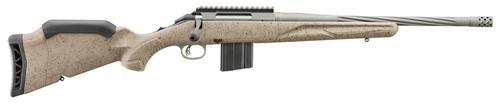Ruger American Ranch Gen II Rifle 46927, 6.5 Grendel, 16.10", FDE Splatter Gen II American Ranch Stock, Gun Metal Gray Cerakote, 10 Rds