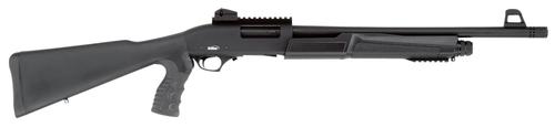 TriStar Cobra III Force Pump Tactical Shotgun 23162, 12 Gauge, 18.50", 3" Chmbr, Fixed Pistol Grip, Ghost Ring Rear Sight, 5+1 Rds
