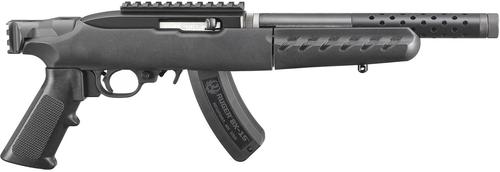 Ruger 22 Charger Lite Takedown Pistol 4935, 22 Long Rifle, 10 in, A-2 Style Grips, Synthetic Stock, Black Matte Finish, 15 Rd