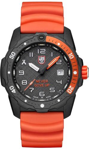 Luminox Bear Grylls Survival Sea Watch XB.3729.NGU Black Dial, Grey Figures, 42mm, Orange Rubber Band