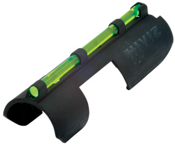 HiViz Plan Barrel Snap On Front Sight Fits Most 12 Gauge Barrels Green (MPBTAC)