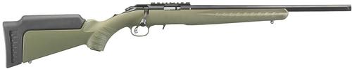 Ruger American Rimfire Rifle 8334, 22LR, 18 in Threaded, OD Green Composite Stock, Blued Finish, 10 Rd