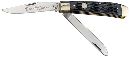 Boker Treebrand Trapper Folding Knife, Jigged Black (110824)