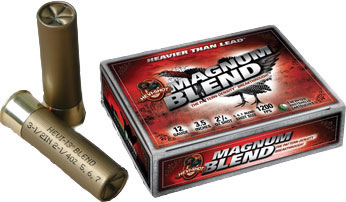 Hevishot Magnum Blend Turkey Shotshells 13567, 10 Gauge, 3-1/2 in, 2 3/8 oz, 1200 fps, #5,6,7 Shot, 5 Rd/bx