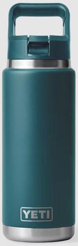 Yeti Rambler Bottle 26oz Stainless Steel Straw Cap Bottle YRAMB26AT, DuraCote Agave Teal (21071503659)