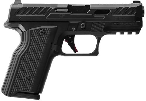Fusion XF Pro Optic Ready Pistol XF9BLK, 9mm Luger, 4in, Interchangeable Panels, Black Finish, 15 Rds