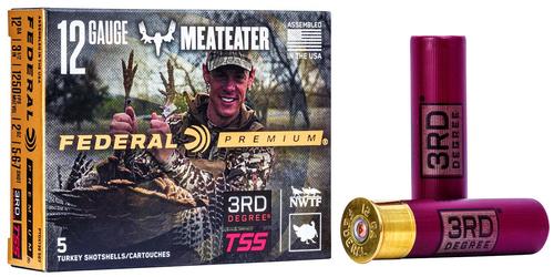 Federal Premium Turkey 3rd Degree Heavyweight TSS Shotshells PTDX139567, 12 Gauge, 3-1/2", 2 oz, #6 Lead, 5 Rds/bx