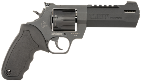 Taurus Raging Hunter Revolver 2357051RH, 357 Mag, 5.12", Black Rubber w/Red Cushion Insert Grips, Matte Black Finish, 7 Rd