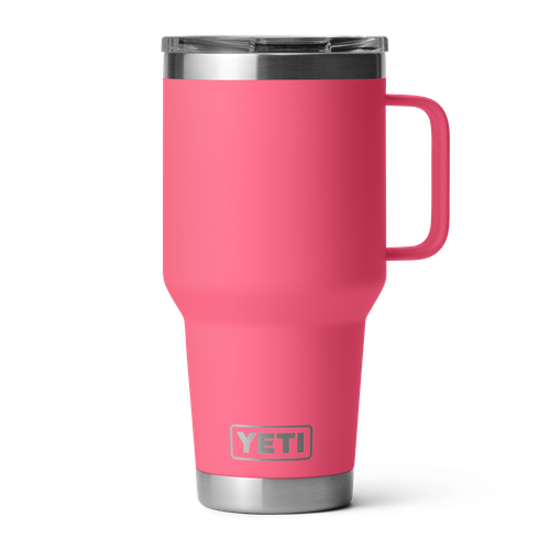 Yeti Rambler 30oz Travel Mug w/ StrongHold Lid (21071503013) Stainless Steel, Tropical Pink