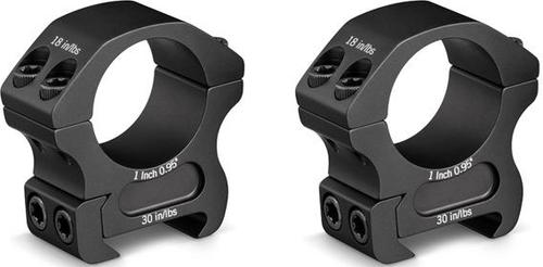 Vortex Pro Series Rings Weaver Style PR1-M, 1", Medium, Matte Black