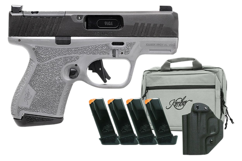 Kimber R7 Mako Bundle Optic Ready Pistol 3800022, 9mm, 3.37in, Gray Finish, 13 Rds