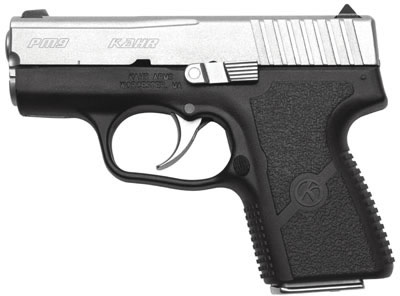 Kahr PM9 Micro Pistol PM9093N, 9mm, 3 in, Synthetic Grip, Matte Stainless Finish, Trit Night Sights, 6 Rd