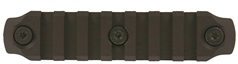 Bravo Company BCM KeyMod Picatinny Nylon Rail Section 4" Black (BCM-KMR-1913-N4-BLK)